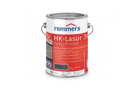 Remmers Hk Lasur 3in1 Grey Protect Antracitszürke